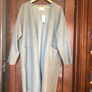 Oak + fort sweater jacket size M